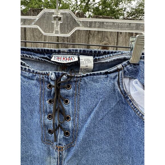 Vintage Bill Blass Lace Closure Jeans | Y2K | Size 14 - Picture 5 of 5